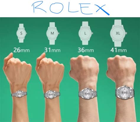 womens rolex sizes